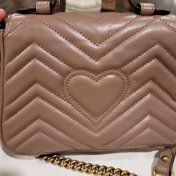 NWOT Gucci GG Marmont Mini Top Handle Bag - Picture 3 of 10